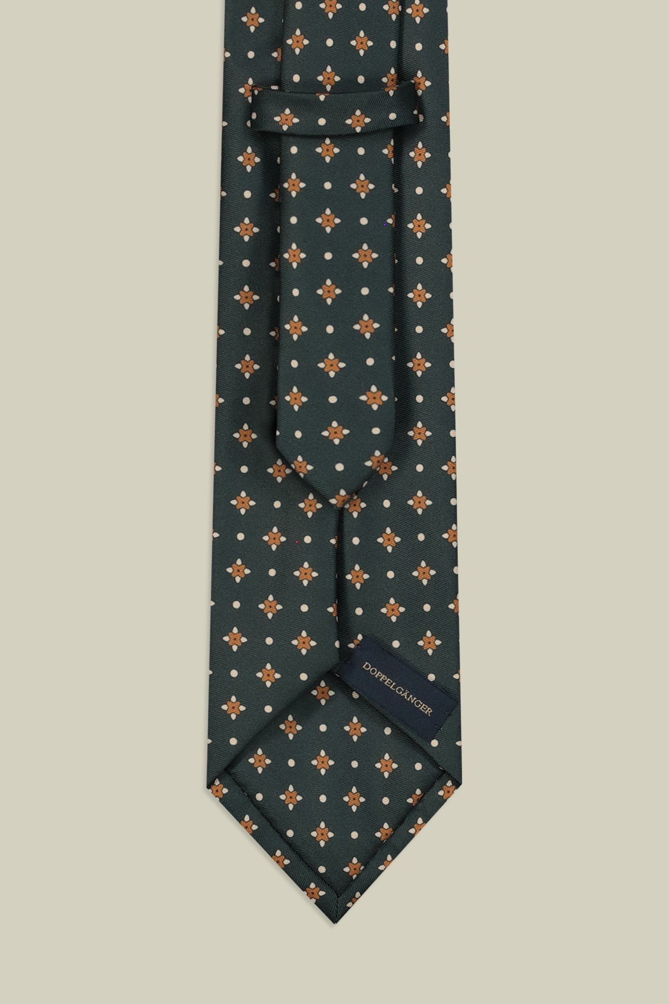 Men's tie with micro pattern