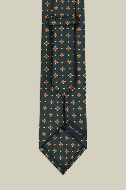 Men's tie with micro pattern
