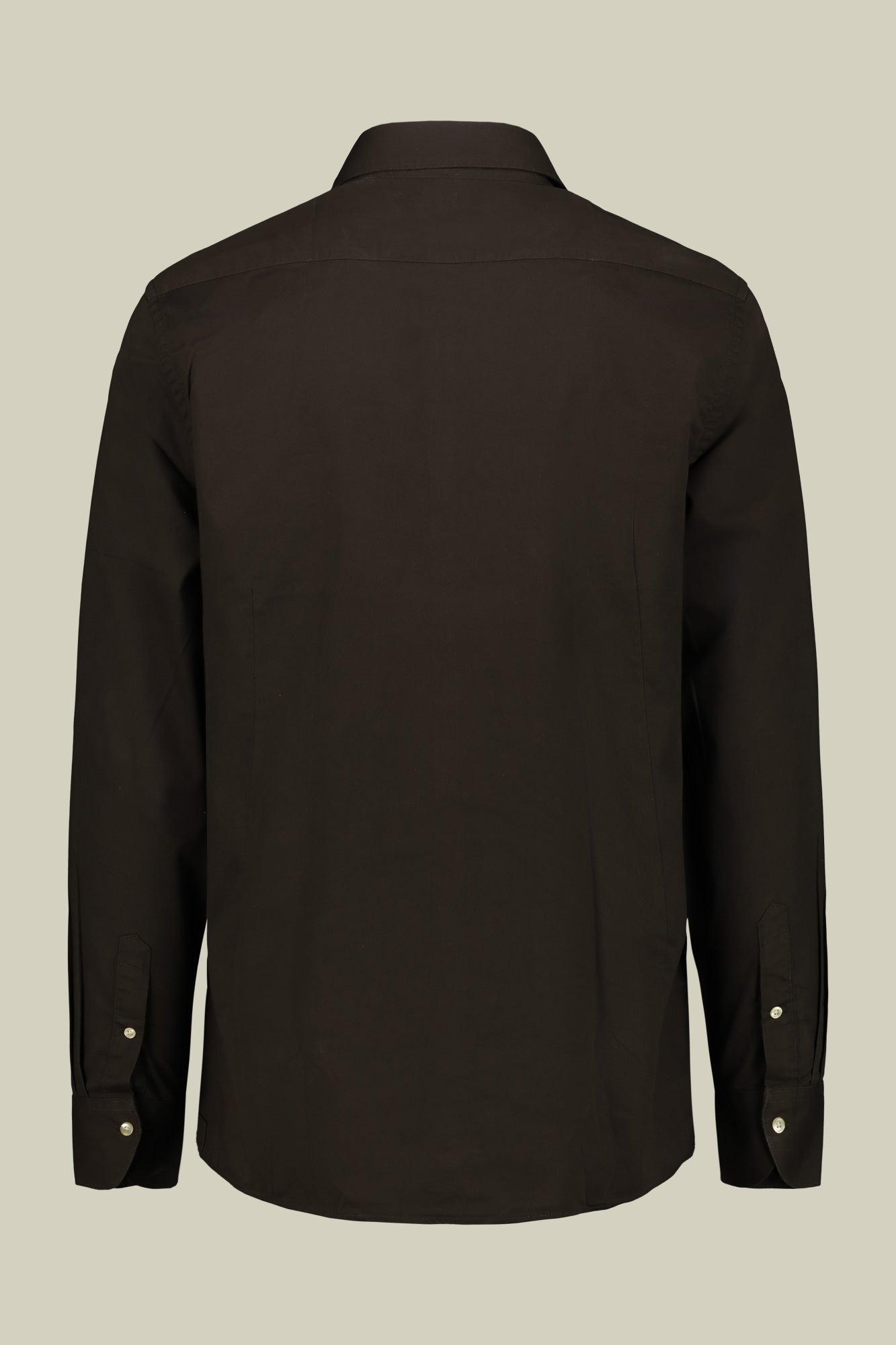 Men's casual shirt with classic collar in 100% cotton gabardine fabric comfort fit