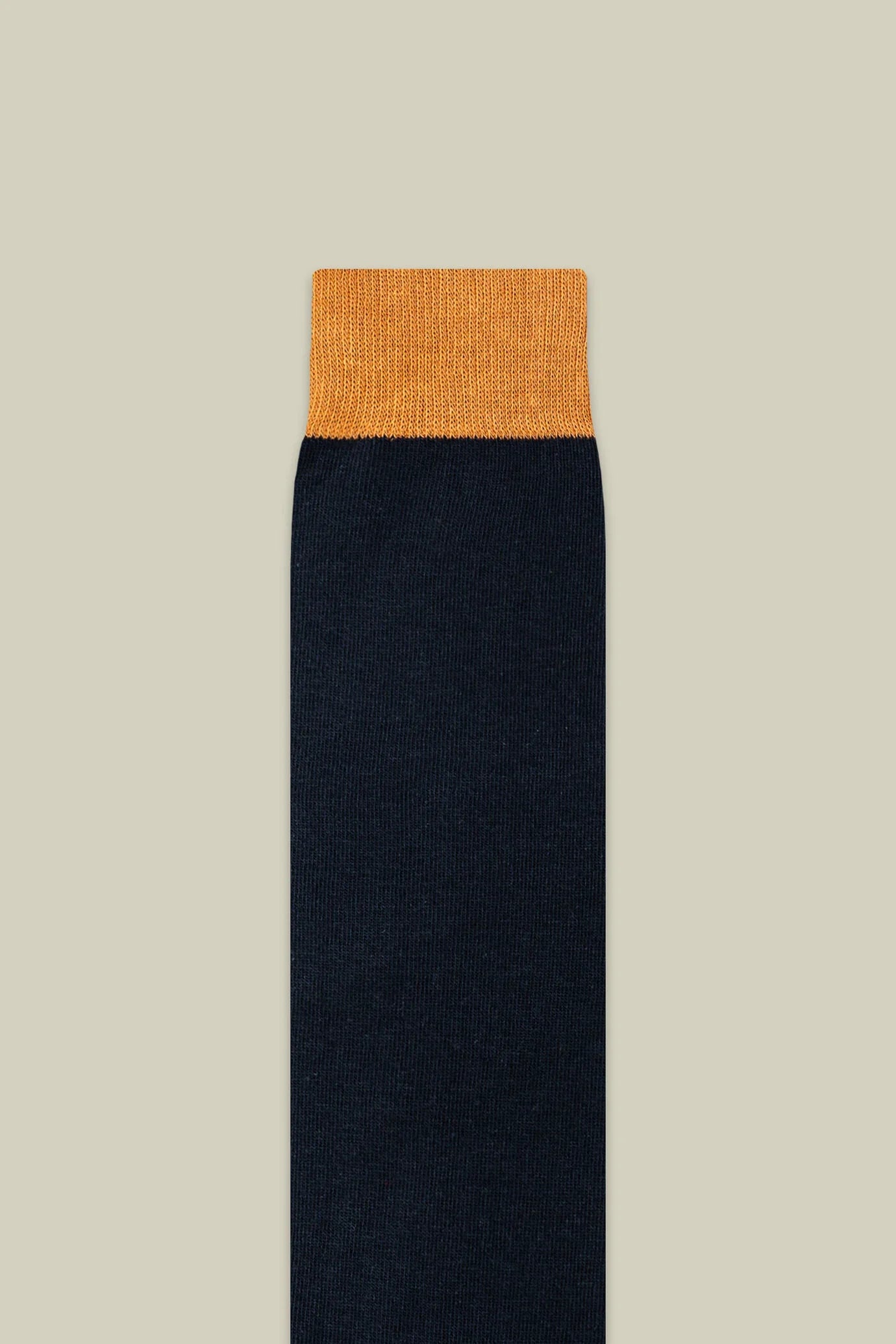 Two-tone men's plain knit socks
