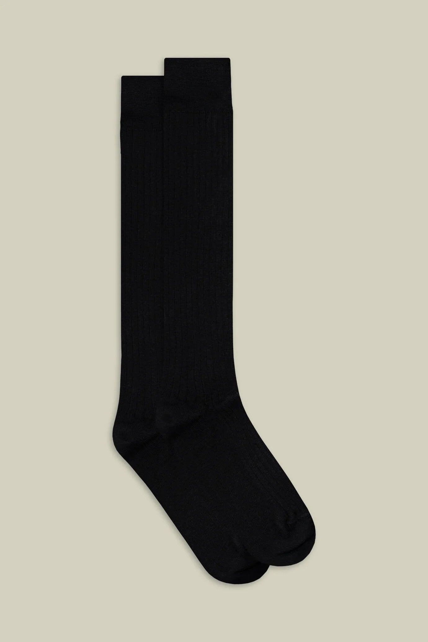 Men's plain ribbed socks