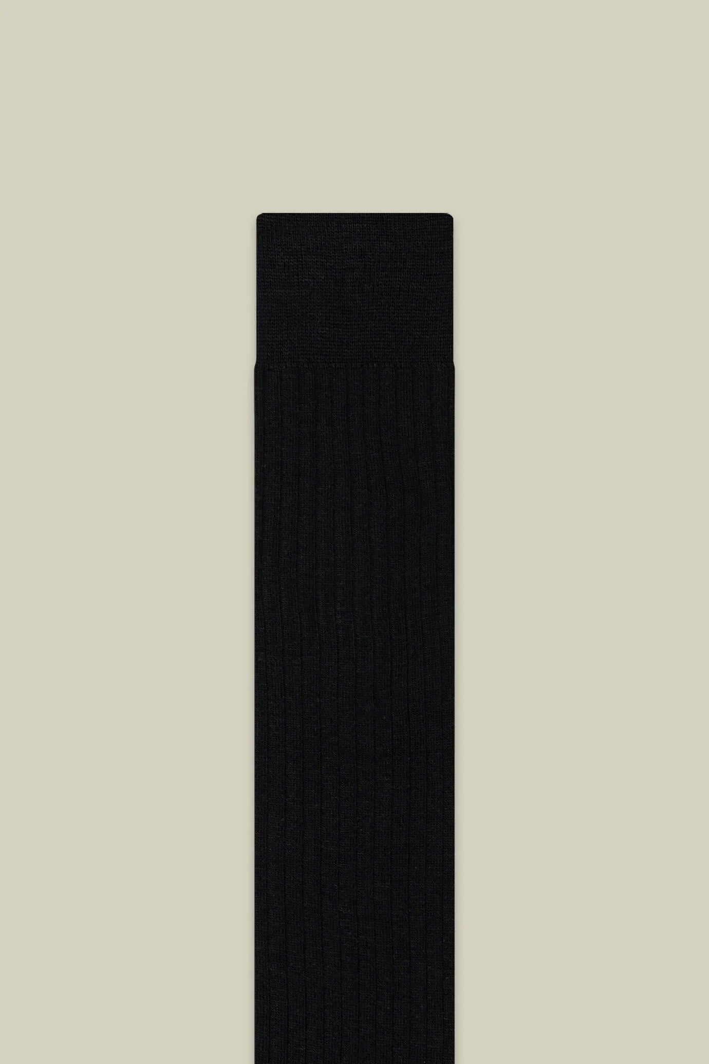 Men's plain ribbed socks