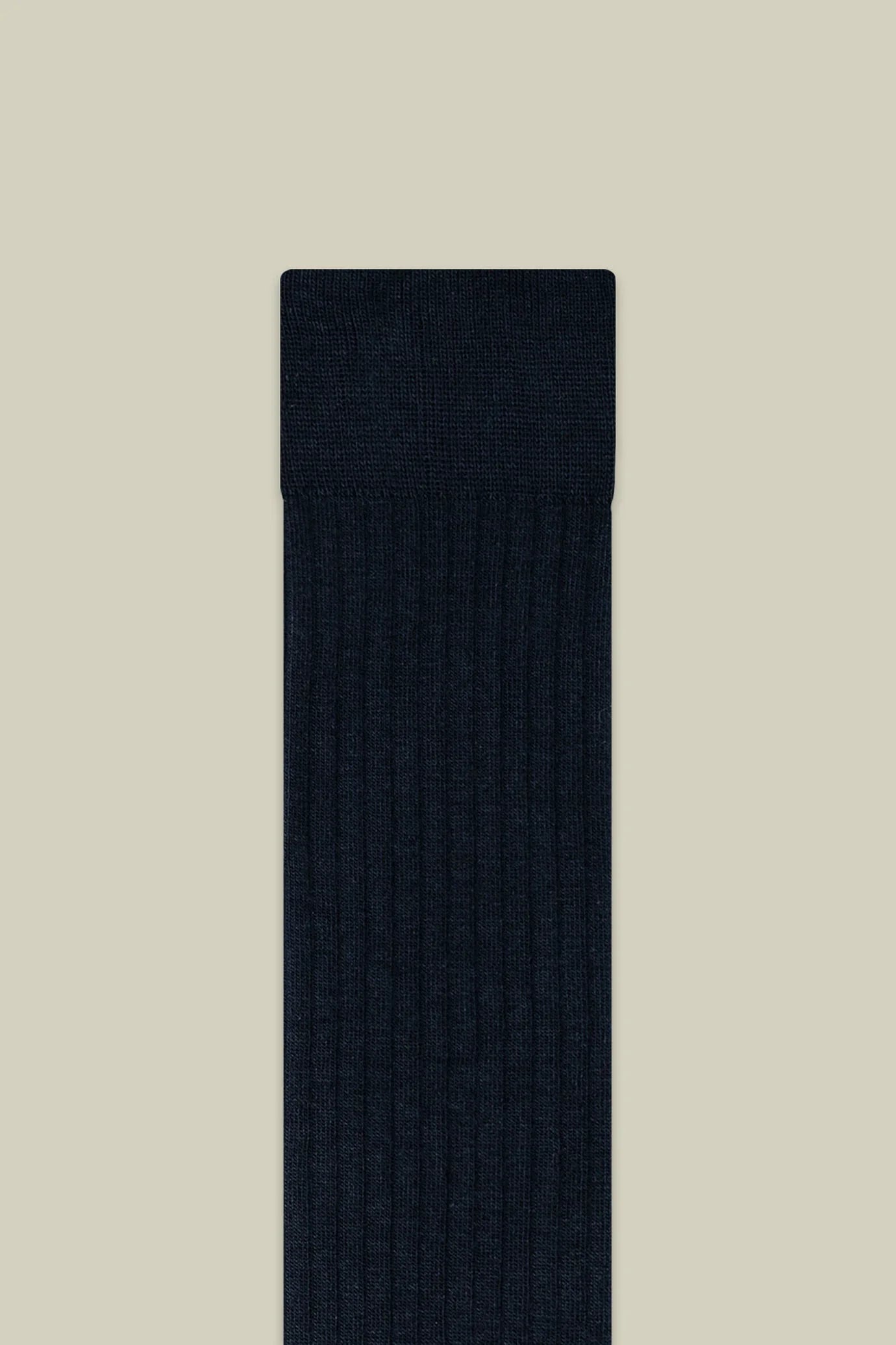 Men's plain ribbed socks