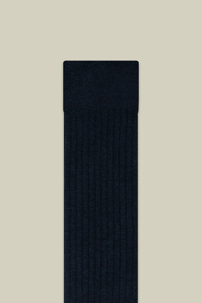 Men's plain ribbed socks