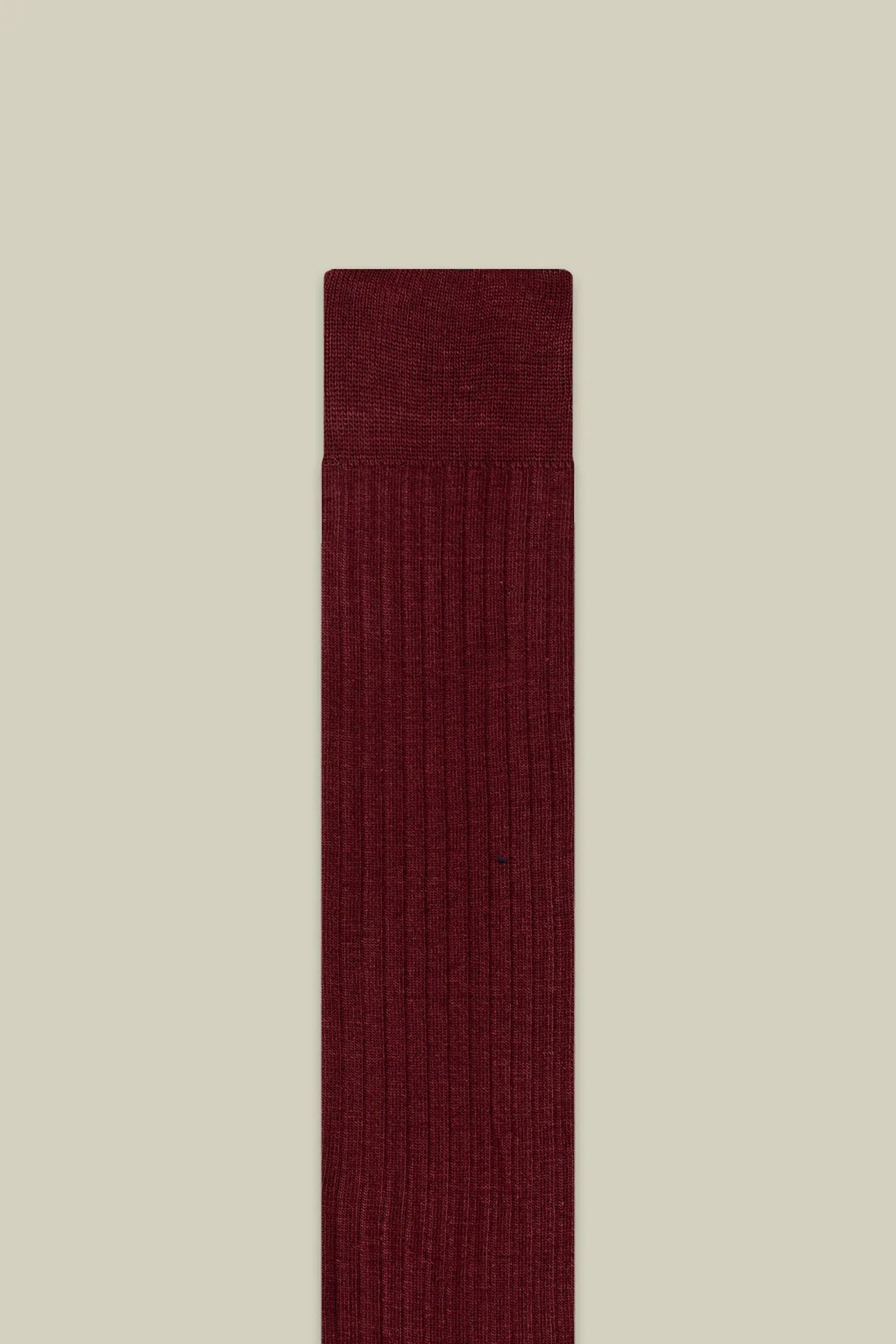 Men's plain ribbed socks