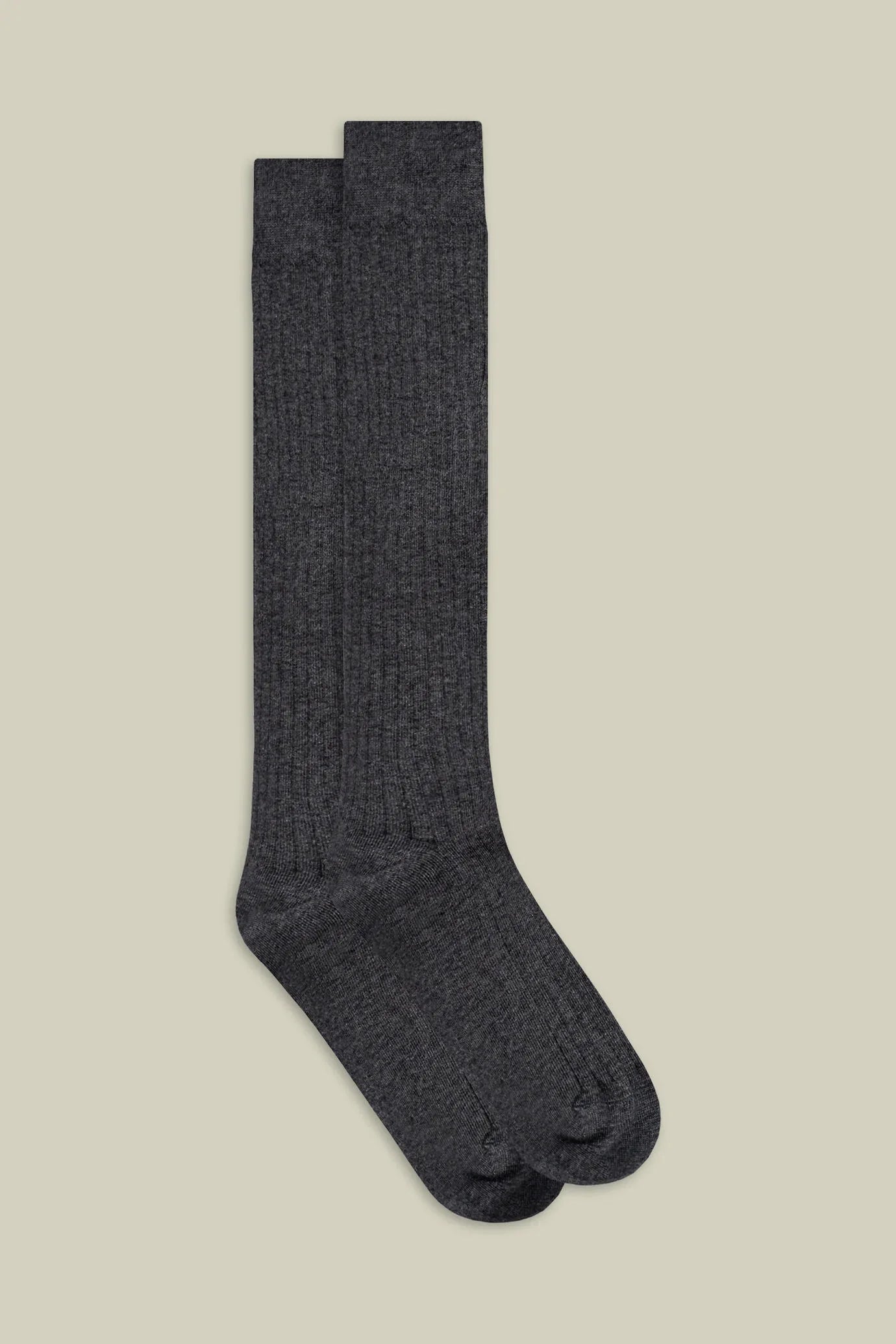 Men's plain ribbed socks
