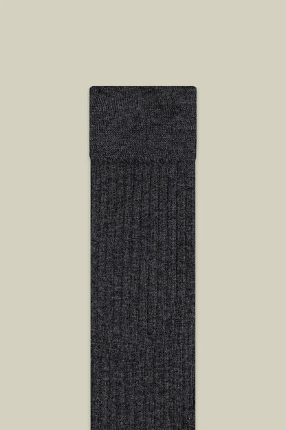 Men's plain ribbed socks