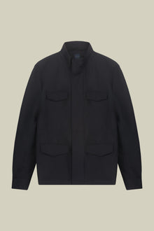 Men's padded jacket in technical fabric regular fit