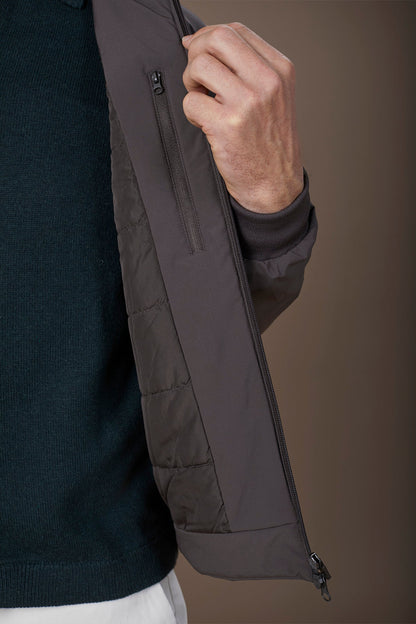 Herrington men's padded jacket in elasticized technical fabric