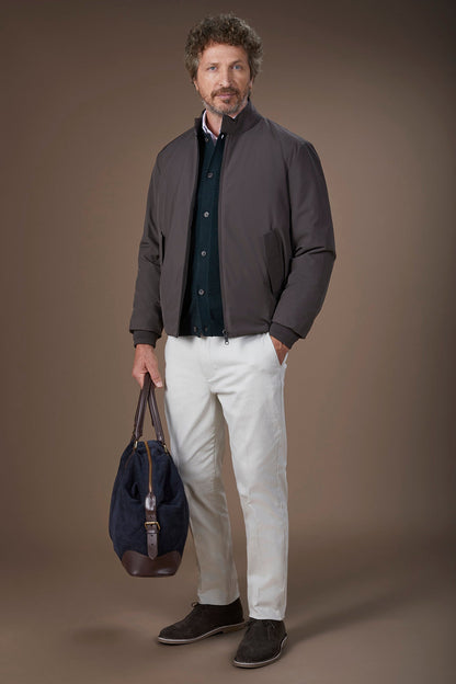 Herrington men's padded jacket in elasticized technical fabric