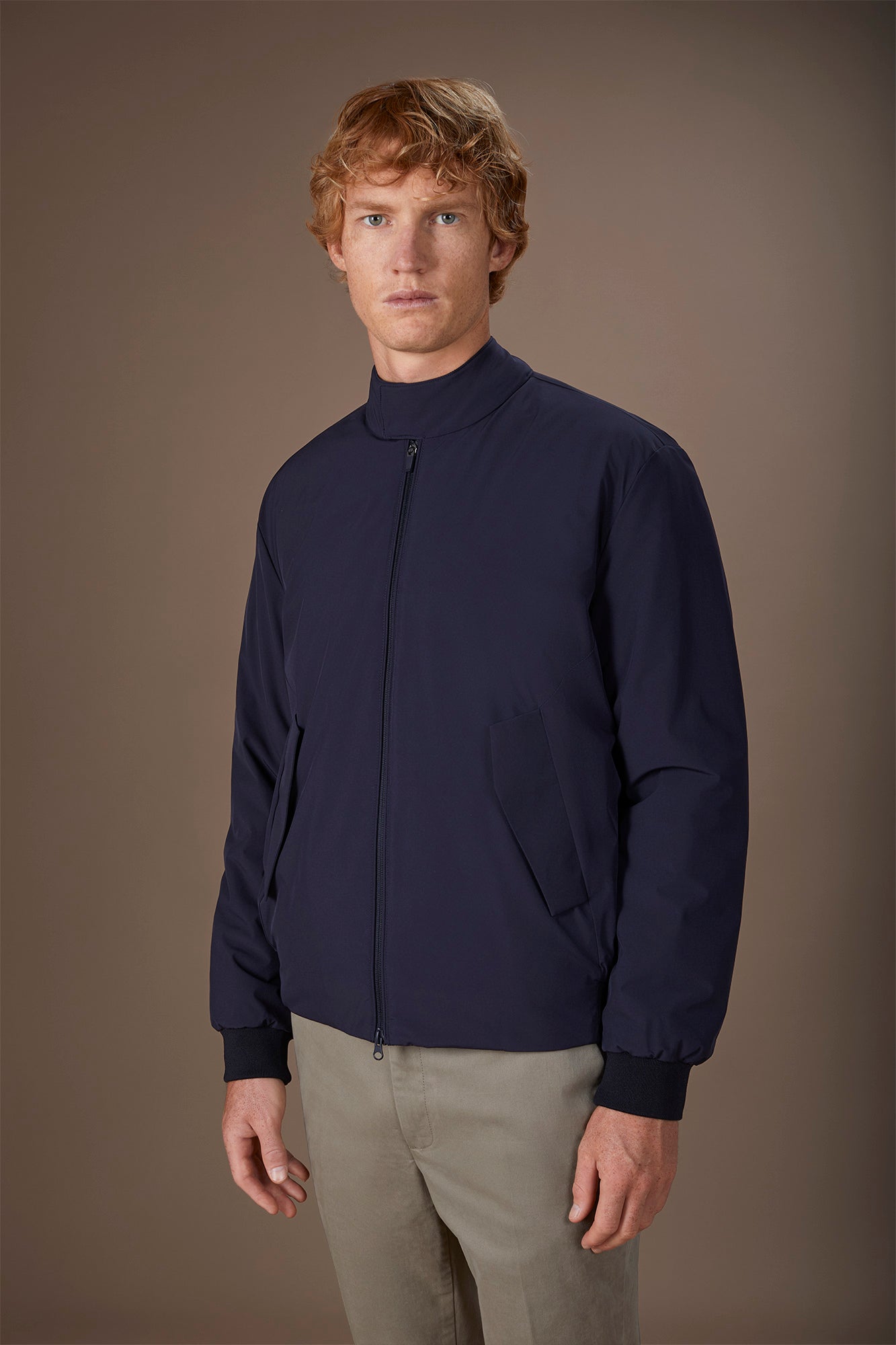 Herrington men's padded jacket in elasticized technical fabric
