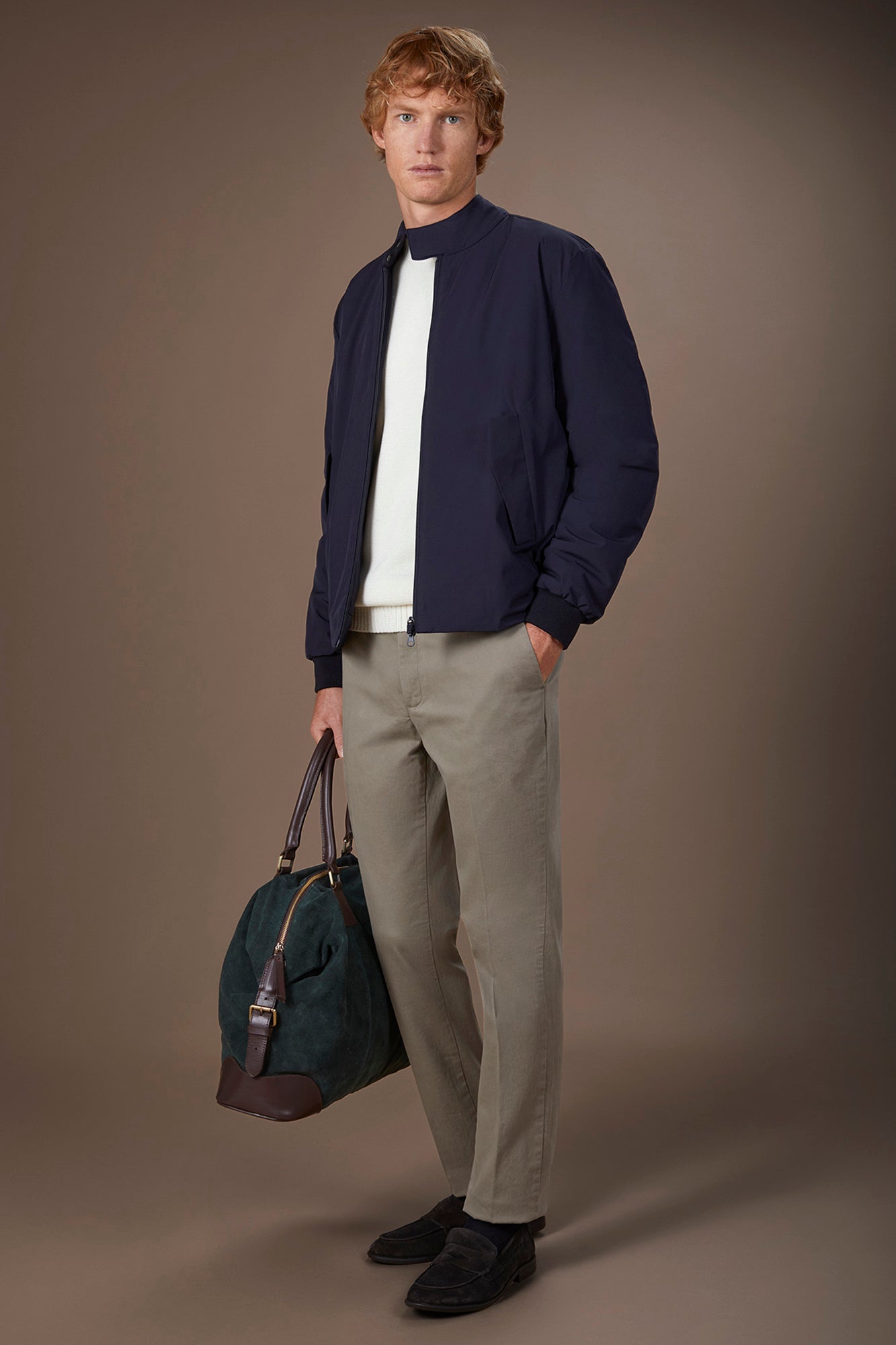 Herrington men's padded jacket in elasticized technical fabric