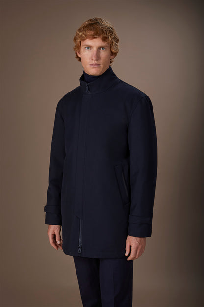 Men's technical padded jacket with removable nylon harness regular fit