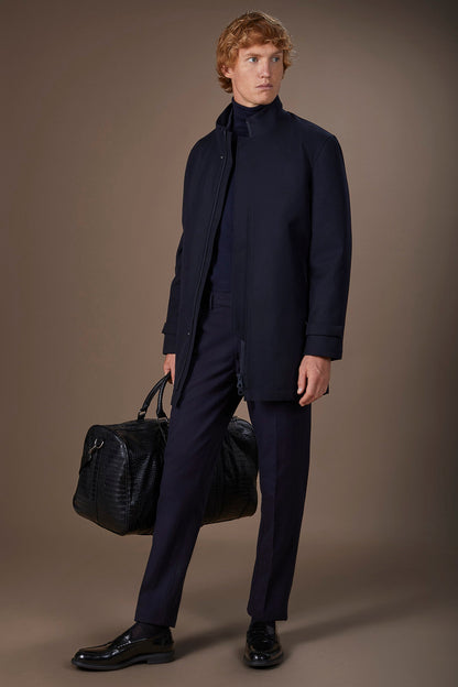 Men's technical padded jacket with removable nylon harness regular fit