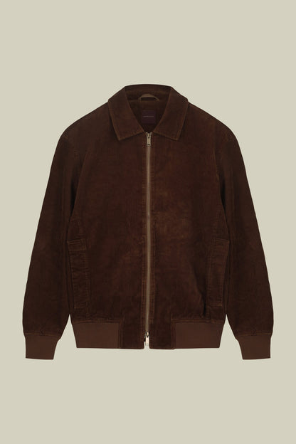 Men's wide corduroy jacket comfort fit