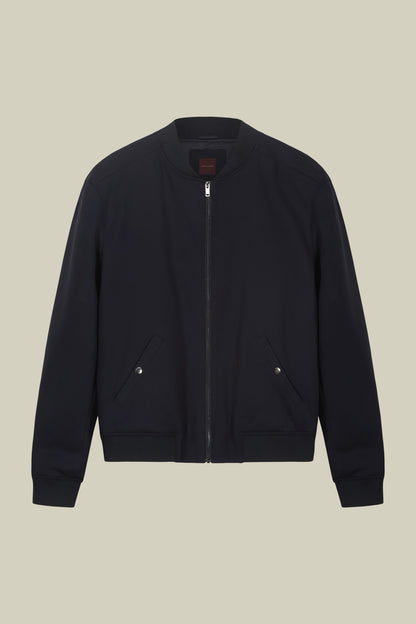 Men's bomber jacket in jersey comfort fit