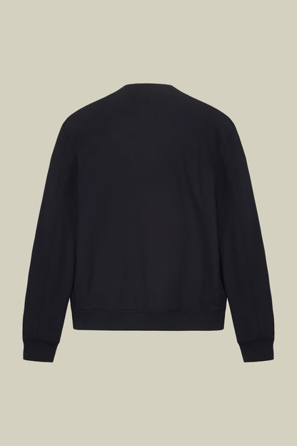 Men's bomber jacket in jersey comfort fit