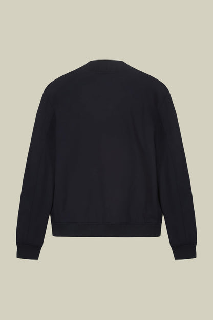 Men's bomber jacket in jersey comfort fit