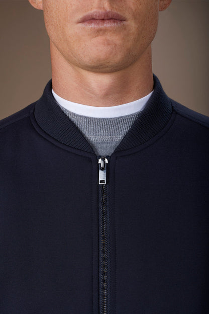 Men's bomber jacket in jersey comfort fit