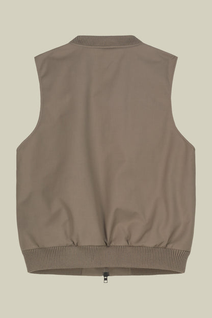 Men's padded sleeveless jacket comfort fit