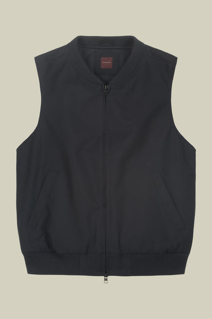 Men's padded sleeveless jacket comfort fit