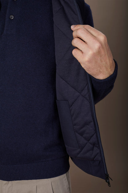 Men's padded sleeveless jacket comfort fit