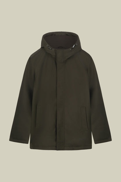 Men's padded jacket in technical fabric regular fit
