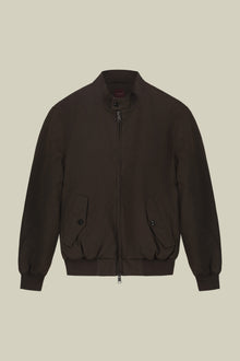 Men's faux leather jacket comfort fit