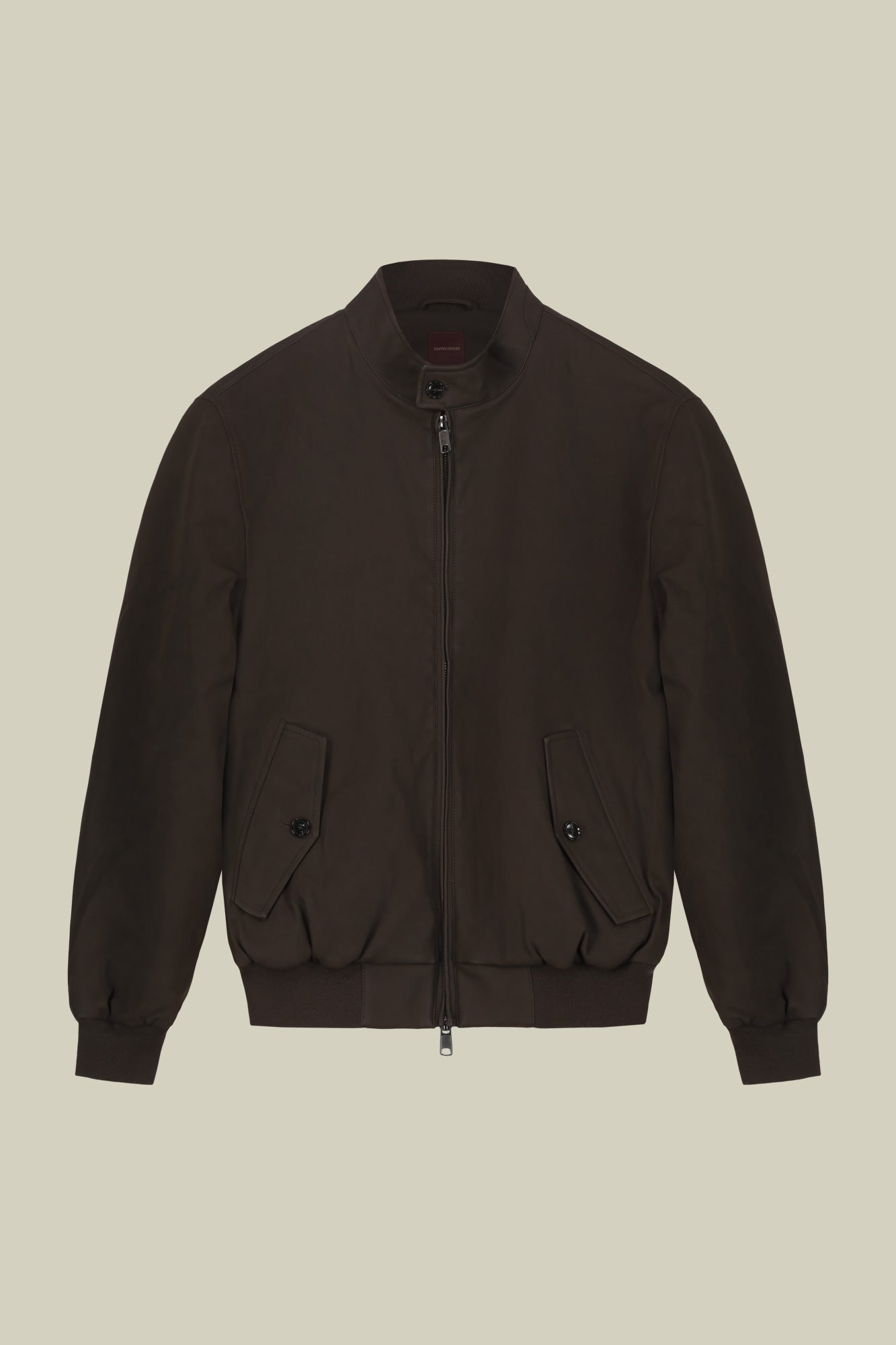 Men's faux leather jacket comfort fit