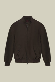 Men's faux leather jacket comfort fit