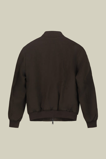 Men's faux leather jacket comfort fit