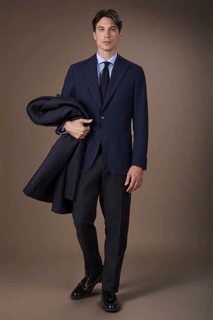 Men's semi-lined Prince of Wales jacket regular fit