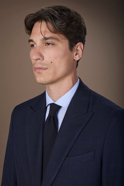 Men's semi-lined Prince of Wales jacket regular fit