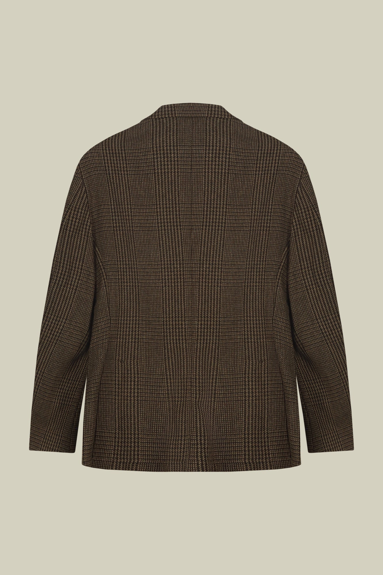 Men's semi-lined Prince of Wales jacket regular fit