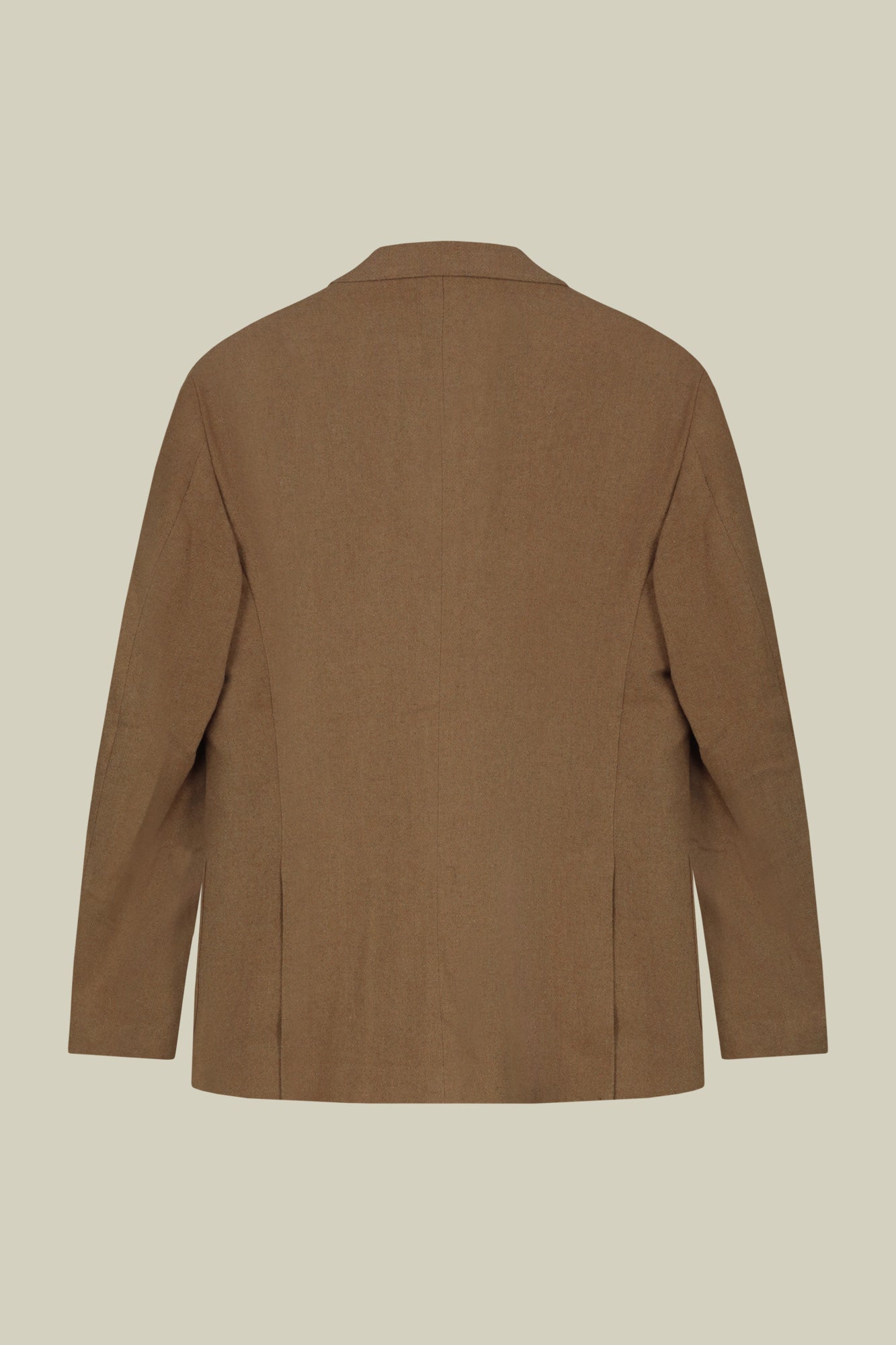 Men's single-breasted jacket in wool blend with herringbone pattern regular fit
