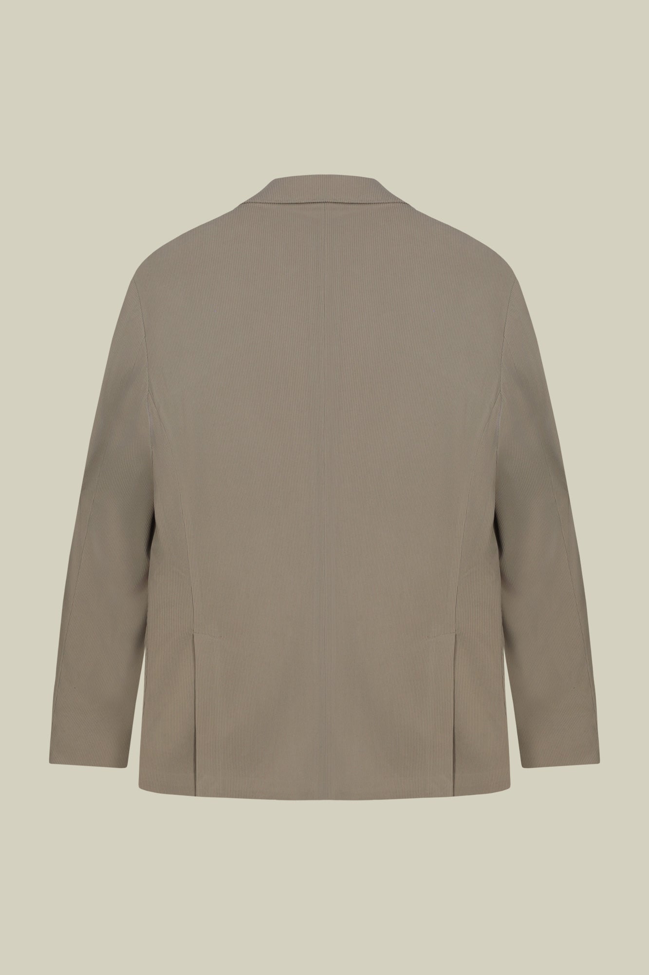 Men's double-breasted jacket in velvet-effect fabric regular fit