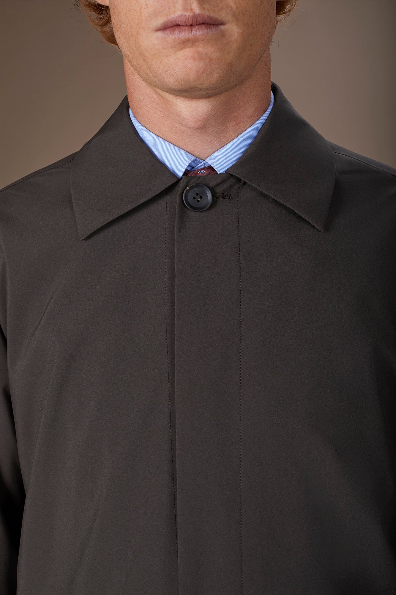 Men's waterproof jacket in waterproof technical fabric regular fit
