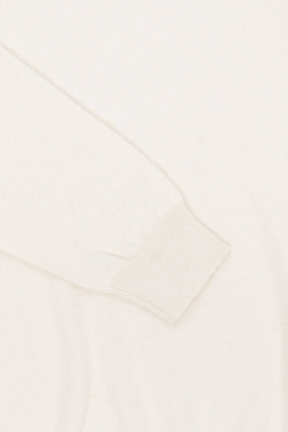 Men's regular fit high neck jumper in wool and cotton