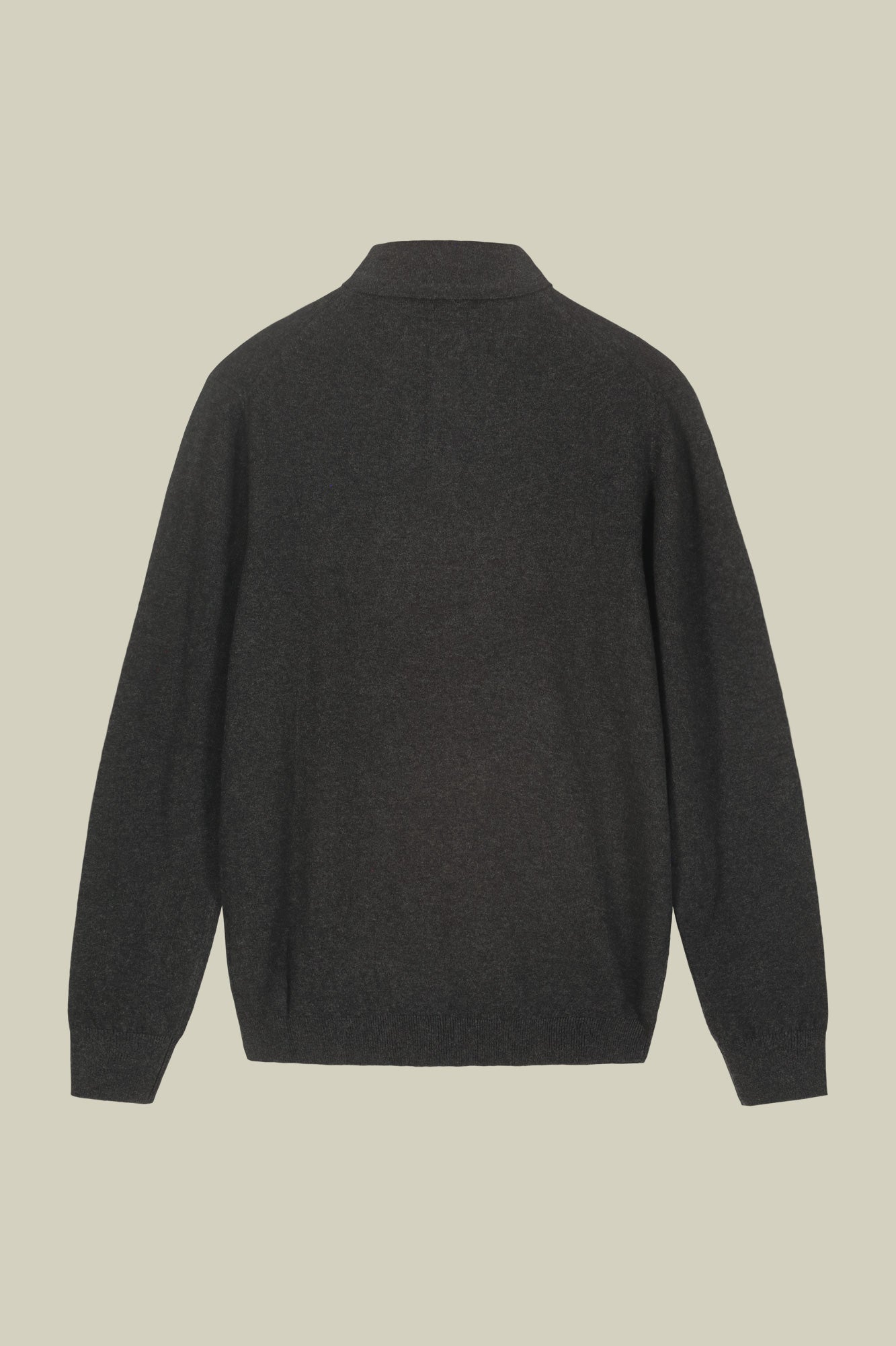 Men's polo shirt in wool and cotton blend regular fit