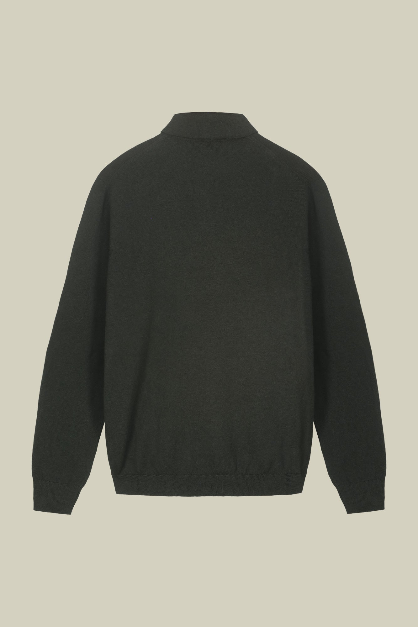 Men's polo shirt in wool and cotton blend regular fit