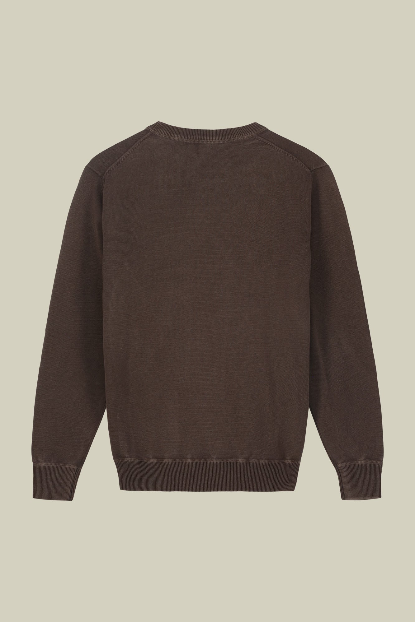 Men's regular fit crew neck jumper in 100% cotton