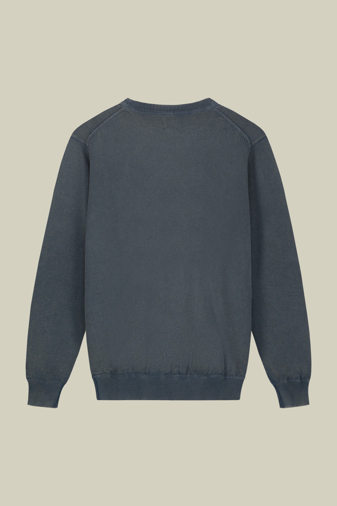 Men's regular fit crew neck jumper in 100% cotton