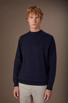 Men's regular fit crew neck jumper in 100% cotton