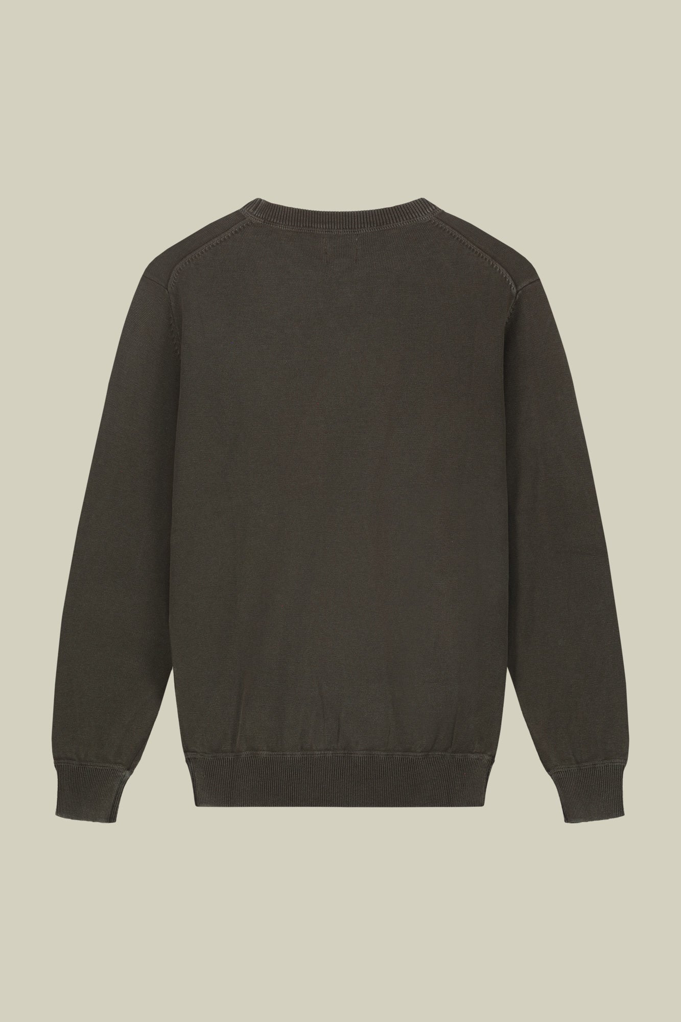 Men's regular fit crew neck jumper in 100% cotton