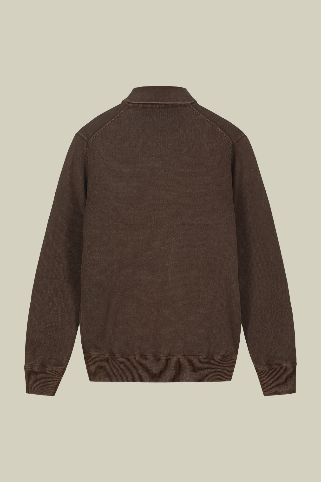 Men's long-sleeved polo shirt in 100% cotton