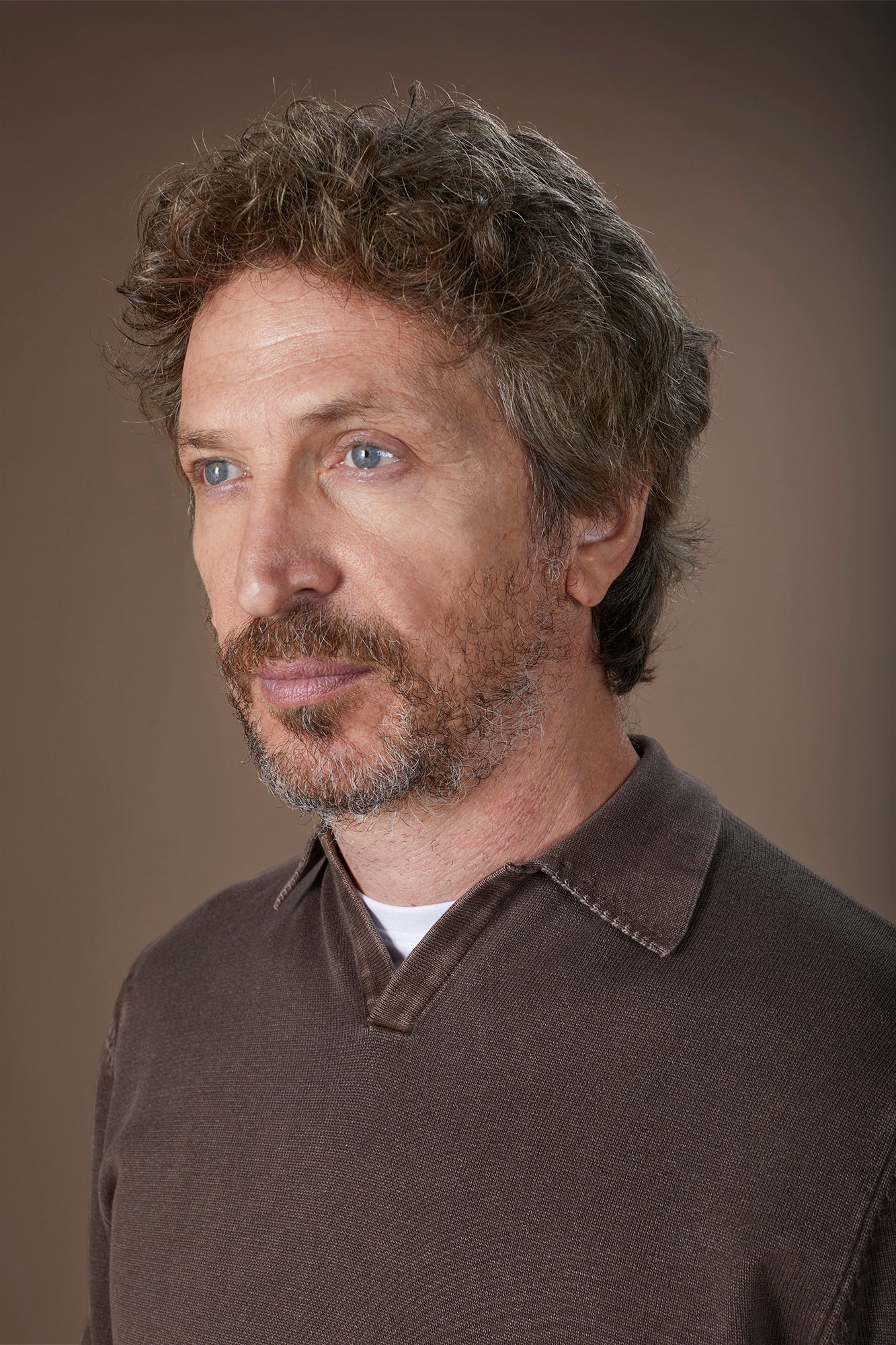 Men's long-sleeved polo shirt in 100% cotton