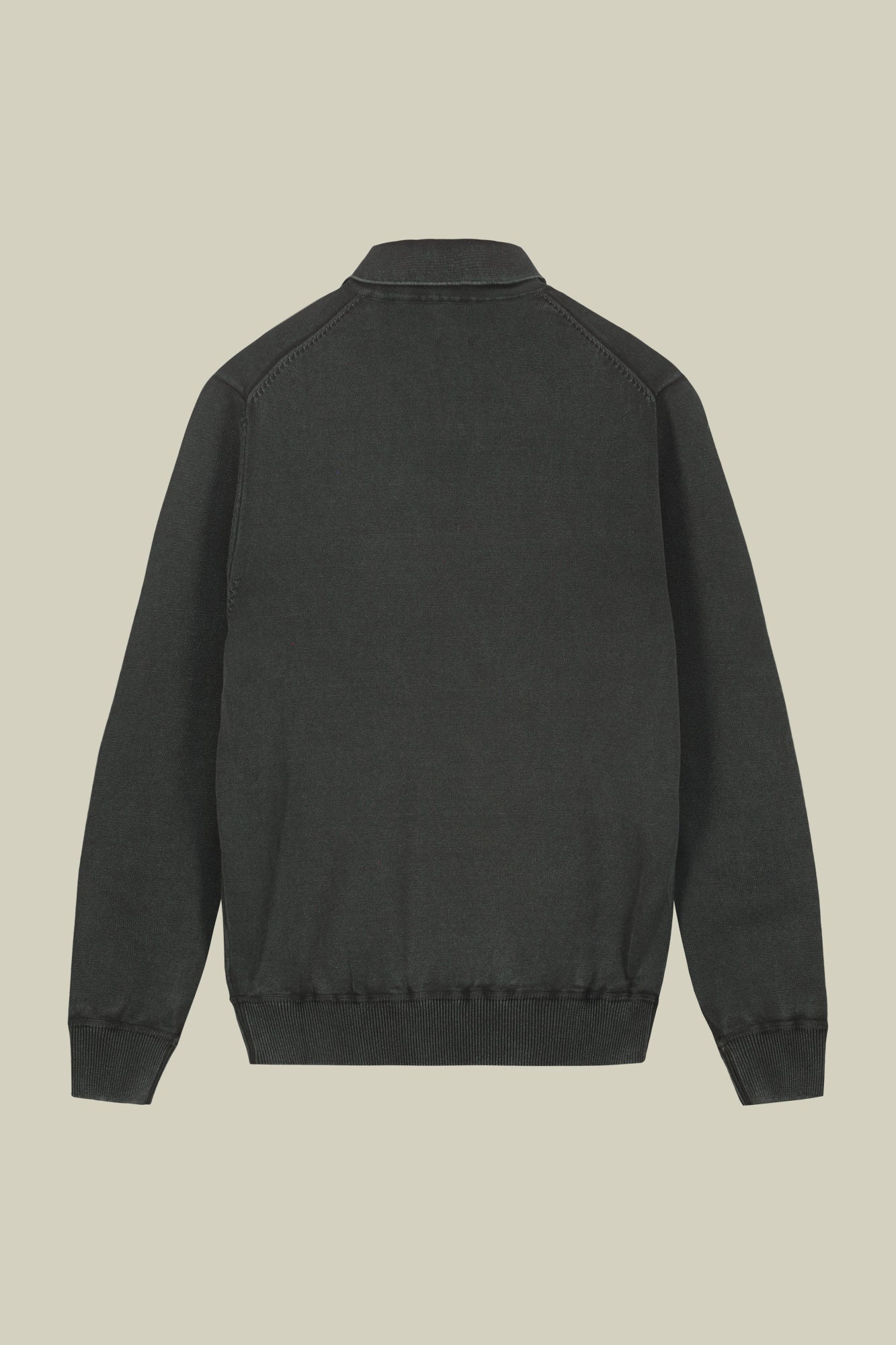 Men's long-sleeved polo shirt in 100% cotton