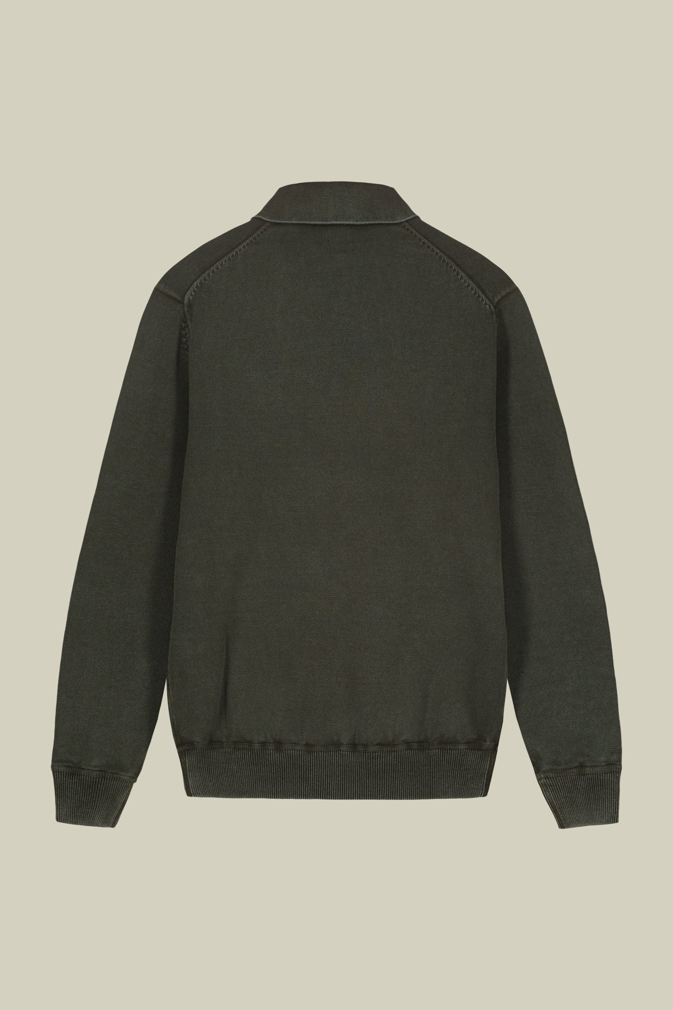 Men's long-sleeved polo shirt in 100% cotton