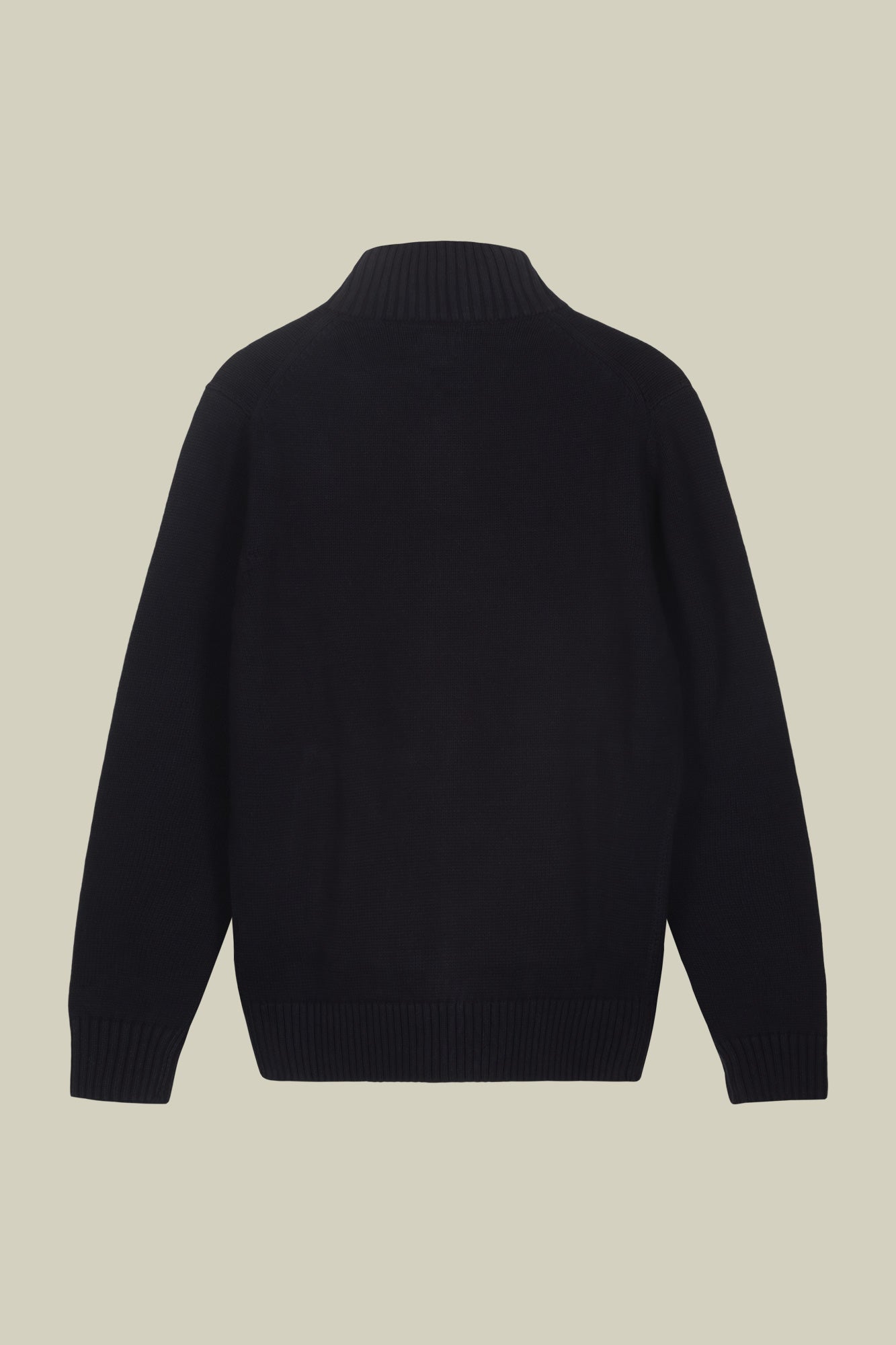 Men's 100% cotton cardigan with zip closure regular fit