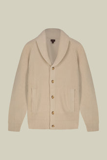 Men's regular fit English knit cardigan